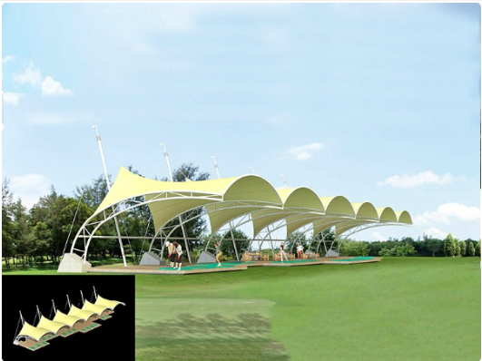 景德镇市污水池加盖膜结构建造 - 厂家